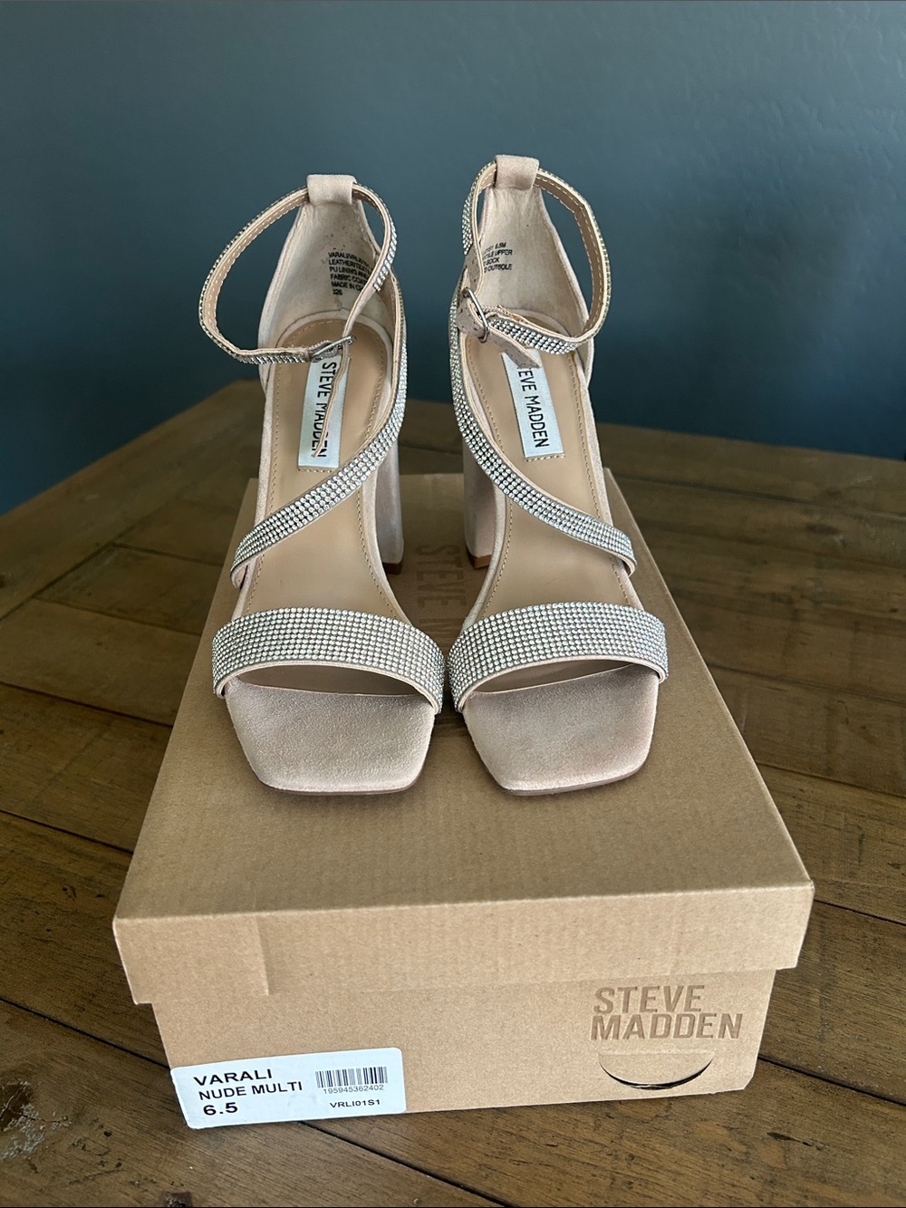 Steve Madden Varali Rhinestone Heels